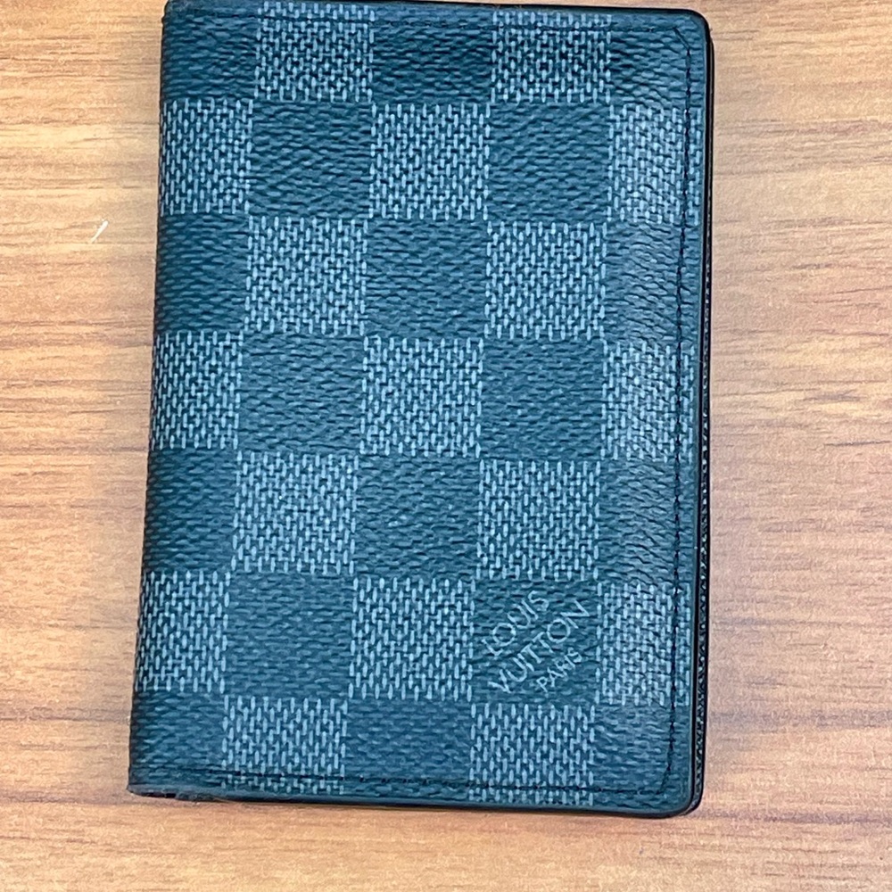 Louis Vuitton Graphite Damier Pocket Organizer (N63143)